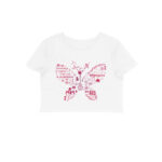 swiftie crop top butterfly