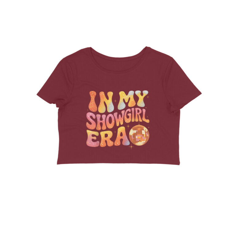 swiftie crop top showgirl era