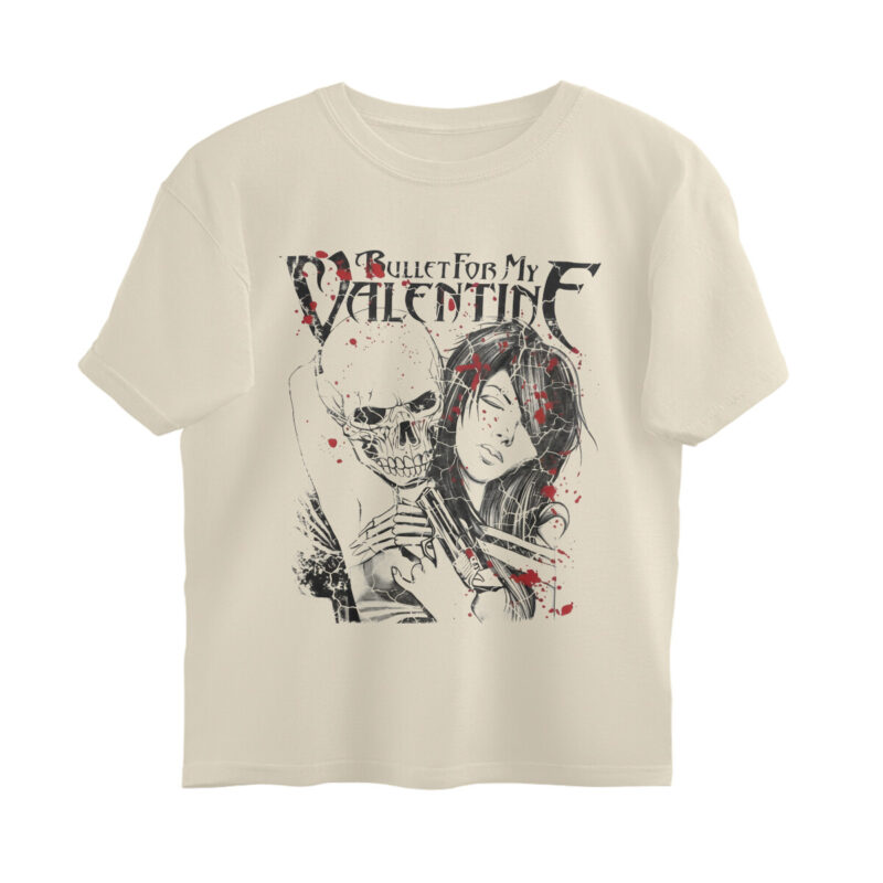 Size 2XL Off White Bullet For My Valentine Oversized T-shirt