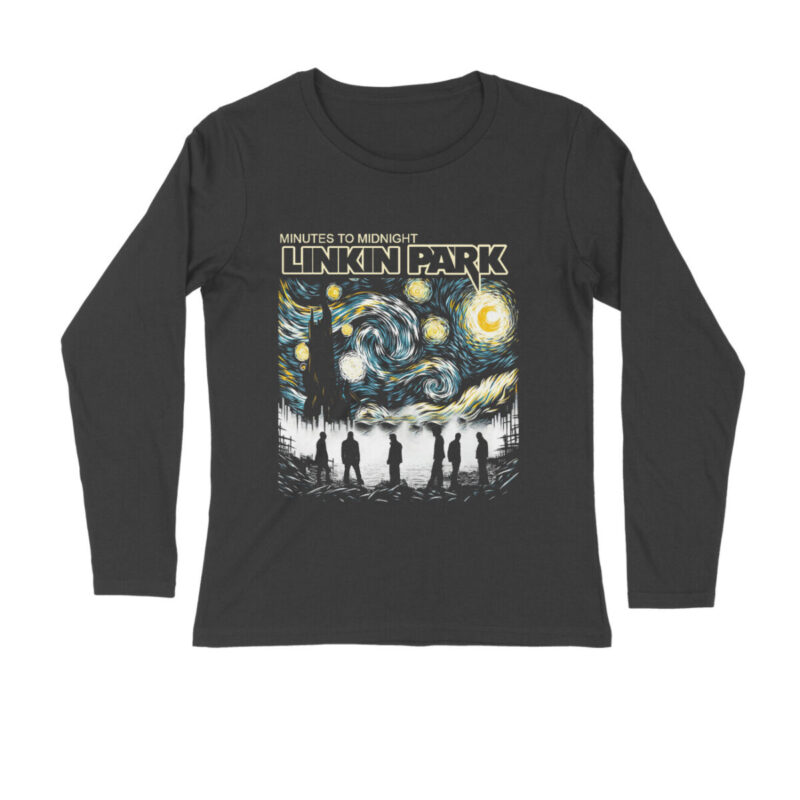 linkin park full sleeves t shirt minutes to starry night