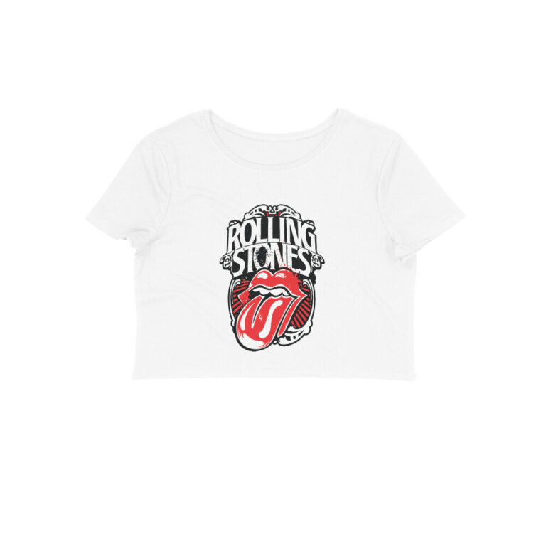rolling stones crop top