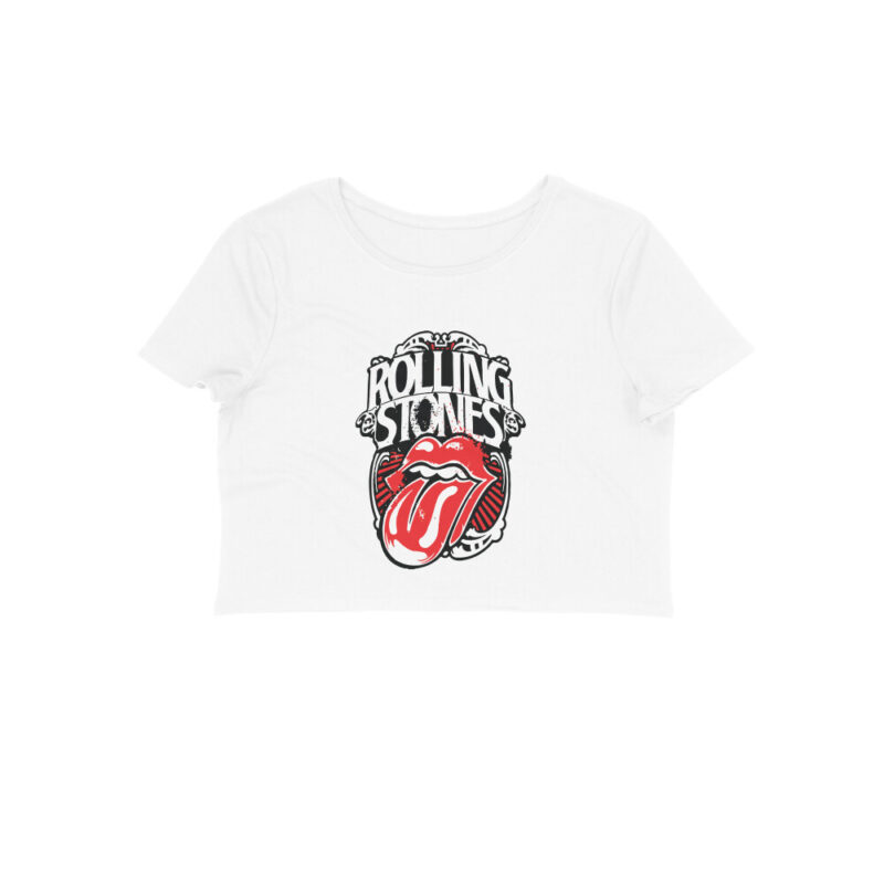 rolling stones crop top
