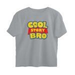 twisted logo oversized t shirt cool story bro