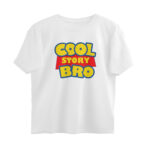twisted logo oversized t shirt cool story bro