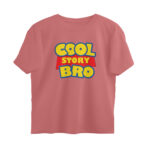 twisted logo oversized t shirt cool story bro