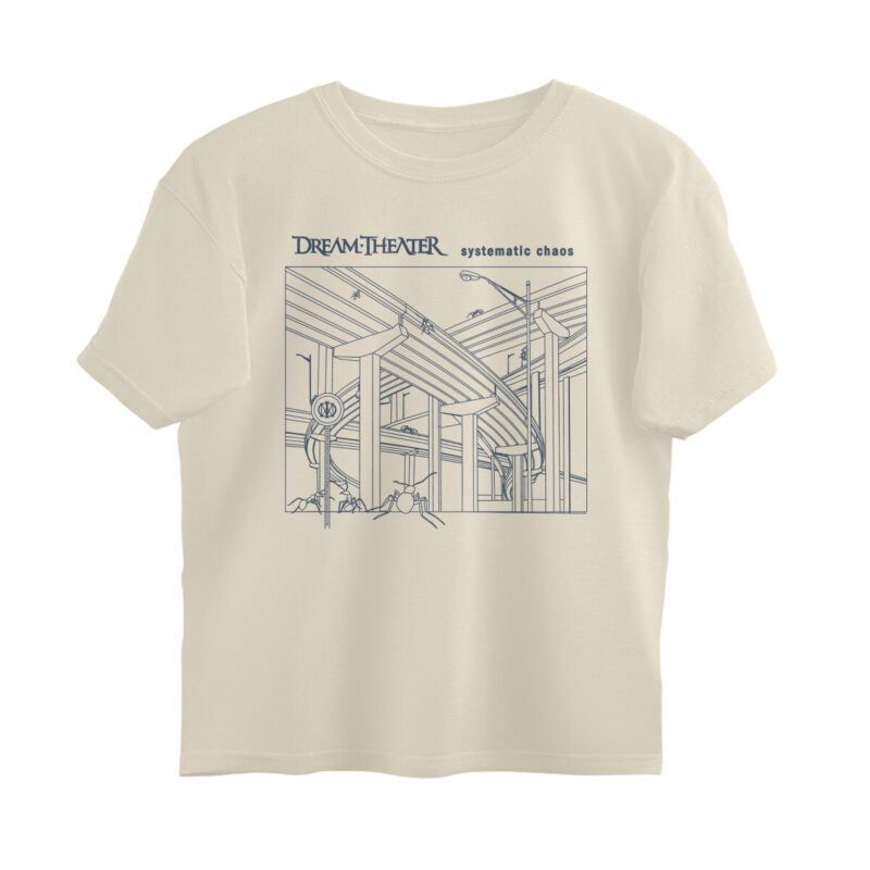 dream theater oversized t shirt systematic chaos line art