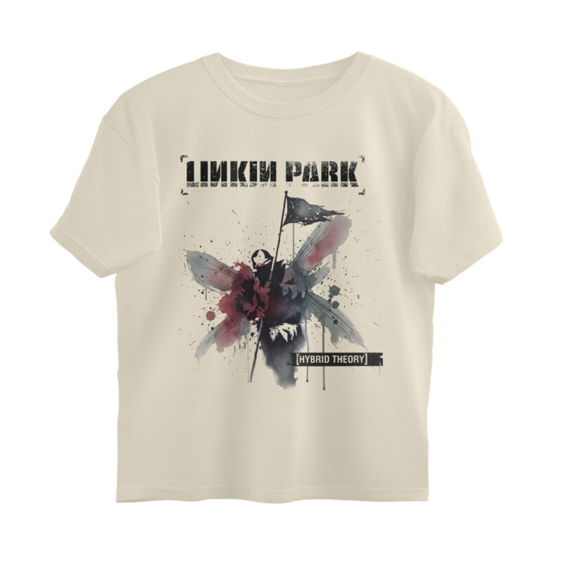 linkin park oversized t shirt ink splash art
