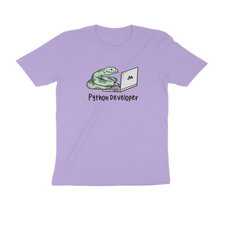python developer t shirt snake