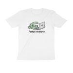python developer t shirt snake