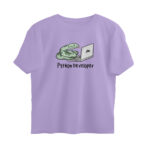 python developer oversized t shirt snake