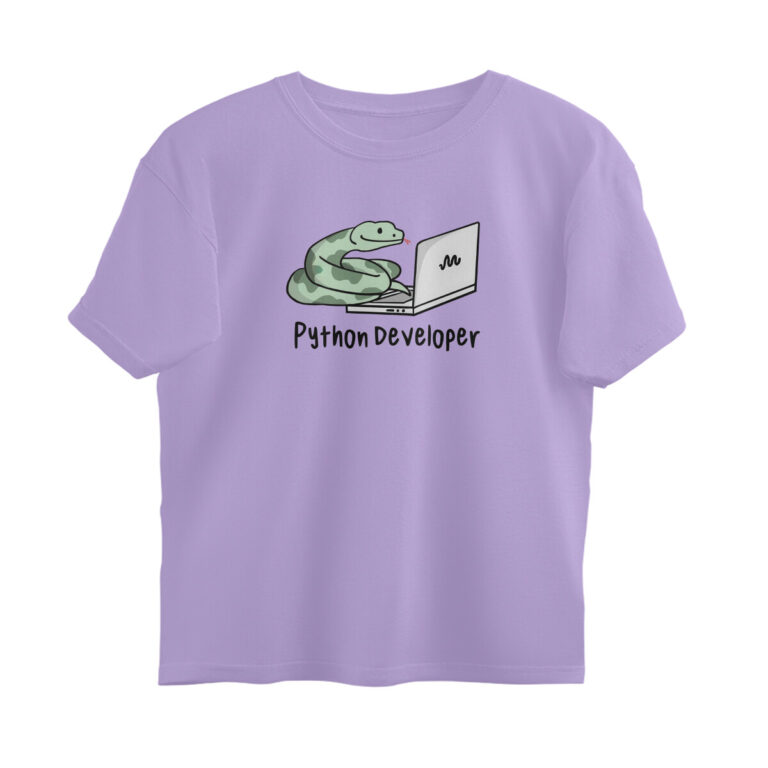 python developer oversized t shirt snake