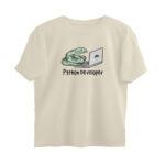 python developer oversized t shirt snake
