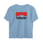 twisted logo oversized t shirt not your bro