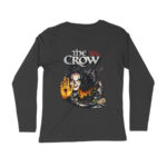 the crow full sleeves t shirt (both sides)