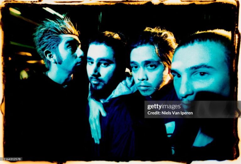 Deftones, portrait, Melkweg, Amsterdam, Netherlands, 13th October 1997. (Photo by Niels van Iperen/Getty Images)