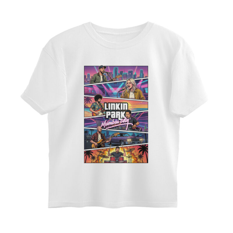 linkin park oversized t shirt mumbai city fanart