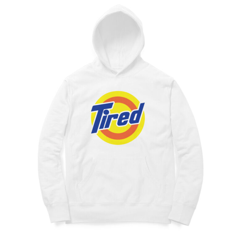 twisted logo hoodie tired