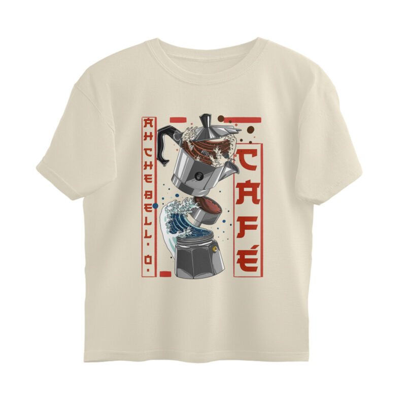 coffee lover oversized t shirt japanese cafe