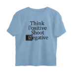 photographer oversized t shirt think positive