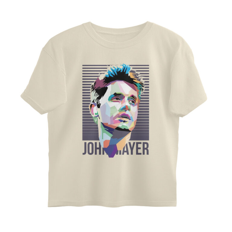 john mayer oversized t shirt pop art