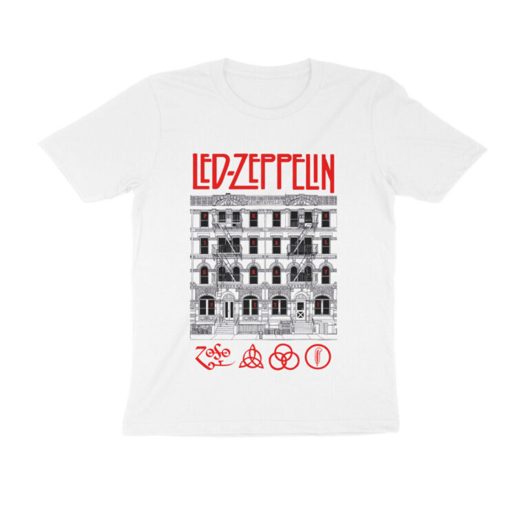 led zeppelin t shirt physical graffiti