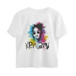 kehlani oversized t shirt color splash