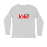 twisted logo full sleeves t shirt diet joke