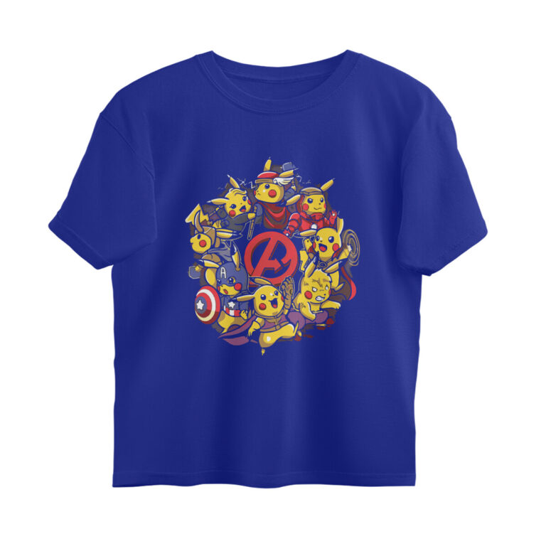 pikachu avengers oversized t shirt