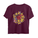 pikachu avengers oversized t shirt