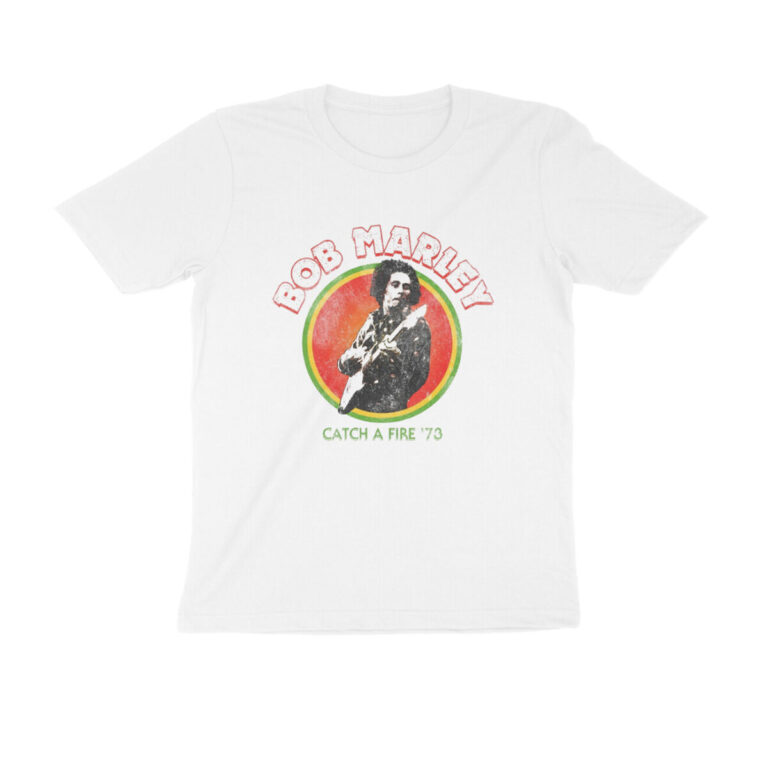 bob marley t shirt catch a fire