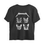 metallica funny t shirts meowtallica