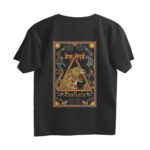 def leppard oversized t shirt indian art (both sides)