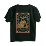def leppard oversized t shirt indian art (both sides)