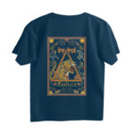 def leppard oversized t shirt indian art (both sides)