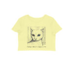 mitski crop top cat