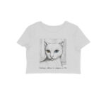mitski crop top cat