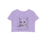 mitski crop top cat