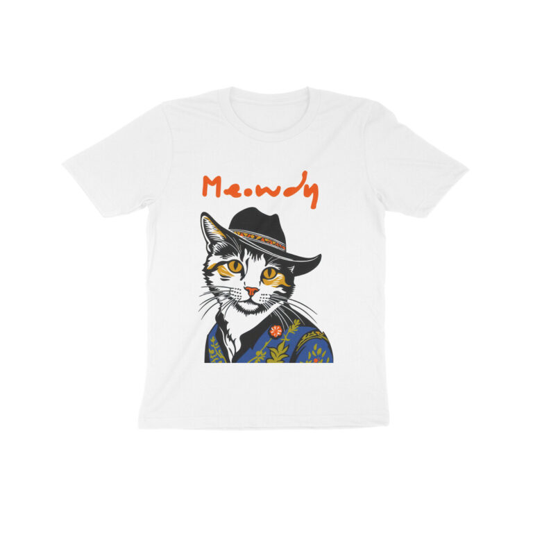 funny kids t shirt meowdy