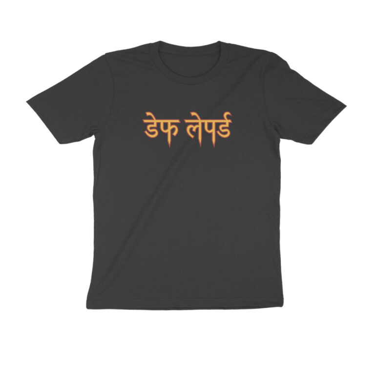 def leppard t shirt indian art (both sides)