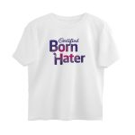 twisted logo oversized t shirt born hater