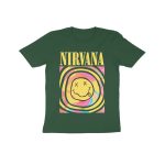 nirvana kids t shirt (8 14 years) candy colors