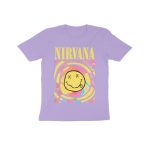 nirvana kids t shirt (8 14 years) candy colors