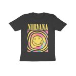 nirvana kids t shirt (8 14 years) candy colors
