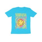 nirvana kids t shirt (8 14 years) candy colors