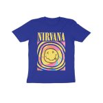 nirvana kids t shirt (8 14 years) candy colors