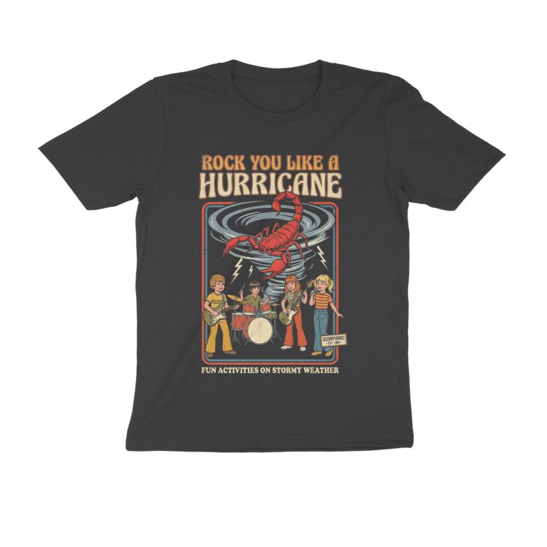 scorpions t shirt rock you like a hurricane