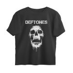 deftones oversized t shirt skull