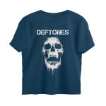 deftones oversized t shirt skull