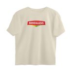 twisted logo oversized t shirt bindaass