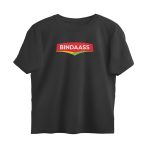 twisted logo oversized t shirt bindaass
